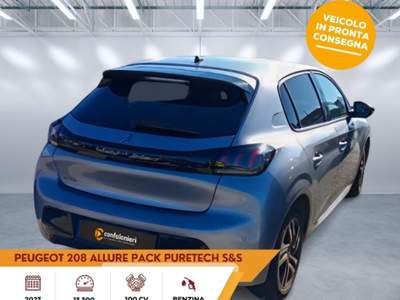 Peugeot 208 PureTech 100 Stop&Start 5 porte Allure Pack Grigio usata Sassari