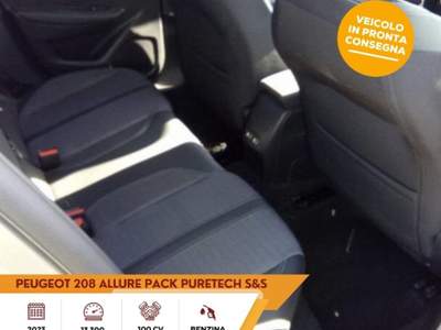 Peugeot 208 PureTech 100 Stop&Start 5 porte Allure Pack Grigio usata Sassari