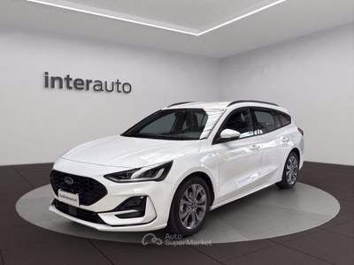 Ford Focus Focus 1.0 EcoBoost Hybrid 125 CV SW ST-Line Bianco usata Monza