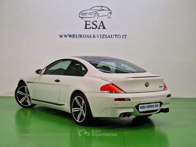 BMW Serie 6 M6 M6 M6 Coupe 5.0 V10 auto ISCRITTA ASI Bianco usata Brescia