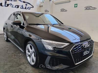 Audi A3 SPB 30 TDI S tronic S line DA 309,00 al mese Nero usata San Giuseppe Vesuviano