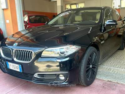 BMW Serie 5 525d 525d Touring xdrive Luxury auto E6 Nero usata BRESCIA