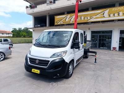 Fiat Ducato 2.3 MJT 130CV MAXI DOPIA CABINA CON GRU Bianco usata PIGNATARO INTERAMNA