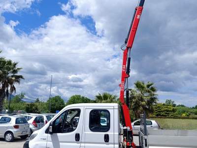 Fiat Ducato 2.3 MJT 130CV MAXI DOPIA CABINA CON GRU Bianco usata PIGNATARO INTERAMNA