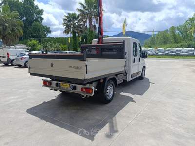 Fiat Ducato 2.3 MJT 130CV MAXI DOPIA CABINA CON GRU Bianco usata PIGNATARO INTERAMNA