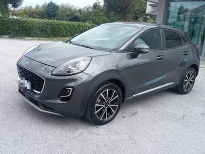 Ford Puma 1.0 EcoBoost 125 CV S&S aut. Titanium Grigio usata Recanati