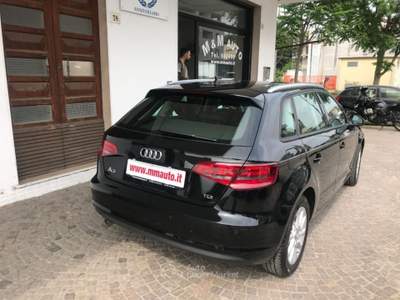 Audi A3 SPB 1.6 TDI clean diesel S tronic Attraction  NAVG Nero usata SAVIGNANO SUL RUBICONE