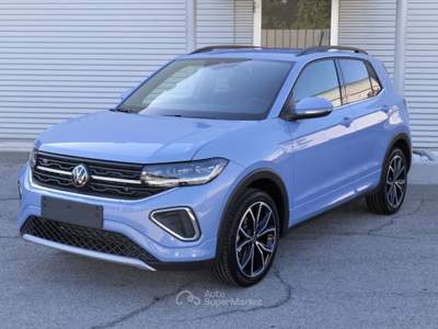 Volkswagen T-Cross 1.0 Tsi 115cv R-Line Plus Blu/Azzurro usata Civita Castellana
