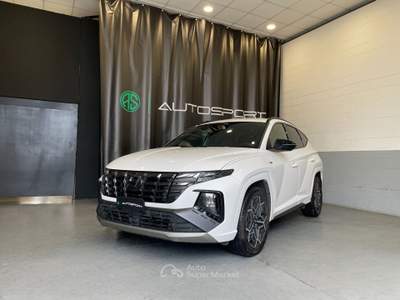 Hyundai Tucson 1.6 HEV aut. N Line Bianco usata Leini