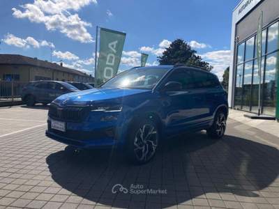 Skoda Karoq 2.0 TDI EVO SCR DSG SportLine Blu/Azzurro usata Paruzzaro