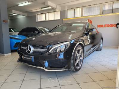 Mercedes-Benz Classe C C 220 d Coupé Premium AMG CERTIFICATA*ITALIANA Nero usata Fonte Nuova