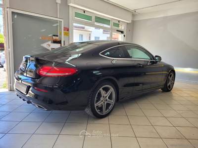 Mercedes-Benz Classe C C 220 d Coupé Premium AMG CERTIFICATA*ITALIANA Nero usata Fonte Nuova