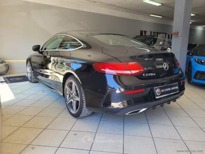 Mercedes-Benz Classe C C 220 d Coupé Premium AMG CERTIFICATA*ITALIANA Nero usata Fonte Nuova