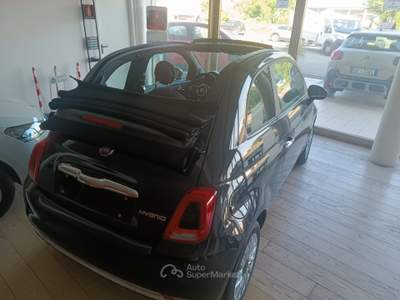 Fiat 500C 500 CABRIO KMO HYBRID Nero usata Sassuolo