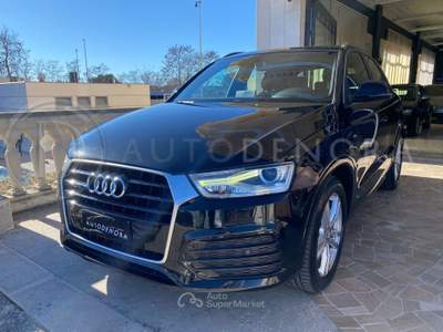 Audi Q3 150 CV quattro S tronic Sline PELLE,XENO,NAVI,TETTO Nero usata Altamura