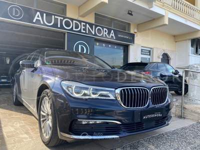BMW Serie 7 730d 730 730d xDrive Luxury#LED#TETTO#PELLE#MONITOR POST#CAM#MASSAGGIO Blu/Azzurro usata Altamura