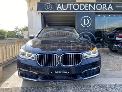 BMW Serie 7 730d 730 730d xDrive Luxury#LED#TETTO#PELLE#MONITOR POST#CAM#MASSAGGIO Blu/Azzurro usata Altamura