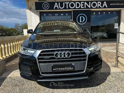Audi Q3 184 CV s-tronic Sline PELLE,TETTO,NAVI,XENO Nero usata Altamura