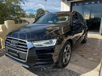 Audi Q3 184 CV s-tronic Sline PELLE,TETTO,NAVI,XENO Nero usata Altamura