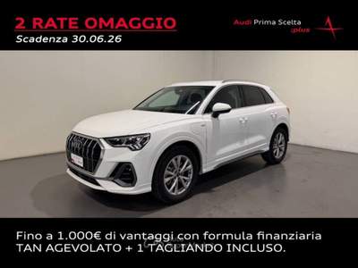 Audi Q3 45 TFSIe PHEV S-TRONIC S LINE EDITION Bianco usata San Fior