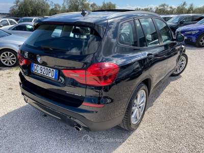 BMW X3 sDrive18d Luxury (IVA ESPOSTA) (UNICO PROPIETARIO)(TETTO)(PELLE TOTALE) Nero usata Corato