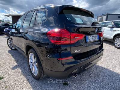 BMW X3 sDrive18d Luxury (IVA ESPOSTA) (UNICO PROPIETARIO)(TETTO)(PELLE TOTALE) Nero usata Corato