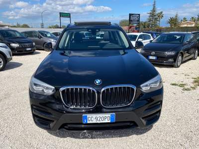BMW X3 sDrive18d Luxury (IVA ESPOSTA) (UNICO PROPIETARIO)(TETTO)(PELLE TOTALE) Nero usata Corato