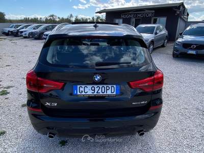 BMW X3 sDrive18d Luxury (IVA ESPOSTA) (UNICO PROPIETARIO)(TETTO)(PELLE TOTALE) Nero usata Corato