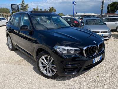 BMW X3 sDrive18d Luxury (IVA ESPOSTA) (UNICO PROPIETARIO)(TETTO)(PELLE TOTALE) Nero usata Corato