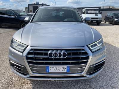 Audi Q5 190 CV quattro S tronic S line plus UNICO PROPIETARIO Argento usata Corato