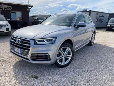 Audi Q5 190 CV quattro S tronic S line plus UNICO PROPIETARIO Argento usata Corato