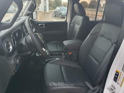 Jeep Wrangler Unlimited 2.0 PHEV ATX 4xe Sahara KM0 Bianco usata Monopoli