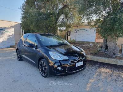 DS Automobiles DS 3 Ds DS3 1.2 82cv So Chic Cabrio *OK NEOPATENTATI* Nero usata Monopoli