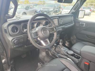 Jeep Wrangler Unlimited 2.0 PHEV ATX 4xe Sahara KM0 Nero usata Monopoli