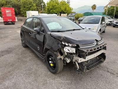 Citroen C3 Citroen C3 1.2 Benz. Incidentata Nero usata Pompei