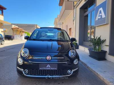 Fiat 500 C 1.2 Lounge+Car Play+Clima Autom...... Nero usata Sava
