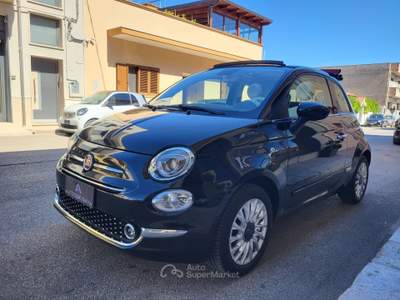 Fiat 500 C 1.2 Lounge+Car Play+Clima Autom...... Nero usata Sava