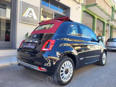Fiat 500 C 1.2 Lounge+Car Play+Clima Autom...... Nero usata Sava