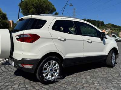 Ford EcoSport 1.5 tdci Titanium 90cv NO VINC FINANZ BLOCK SHAFT Bianco usata Sant'Angelo Romano