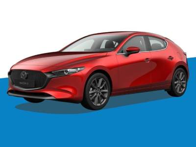 Mazda 3 Mazda3 e-Skyactiv-G M Hybrid 4p. Centre Line Rosso usata Gubbio