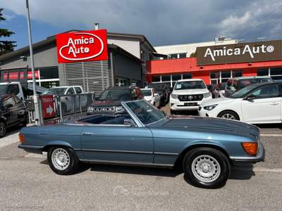 Mercedes-Benz SL SL 350 R107 3.5benz. 200cv AUTO D'EPOCA Blu/Azzurro usata Lavis