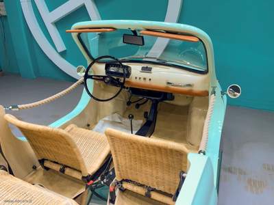 Fiat 500L 500L Spiaggina RESTAURO COMPLETO, ESEMPLARE UNICO Blu/Azzurro usata Castrezzato