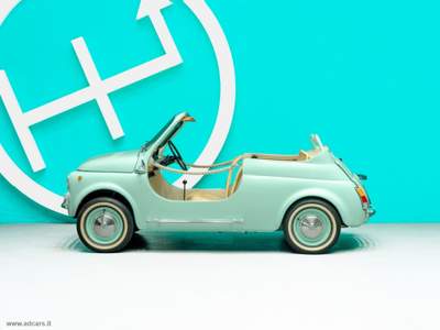 Fiat 500L 500L Spiaggina RESTAURO COMPLETO, ESEMPLARE UNICO Blu/Azzurro usata Castrezzato