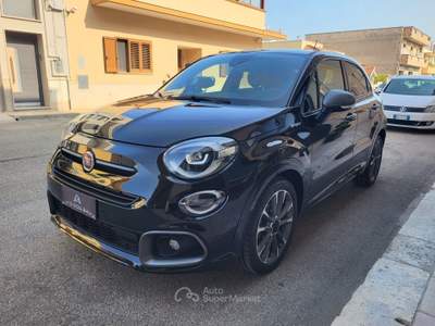 Fiat 500X T3 120 CV Sport+Retrocamera+Full Led+Navy... Nero usata Sava
