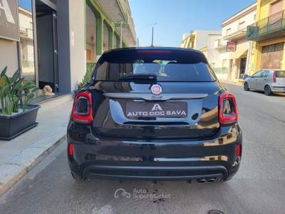 Fiat 500X T3 120 CV Sport+Retrocamera+Full Led+Navy... Nero usata Sava