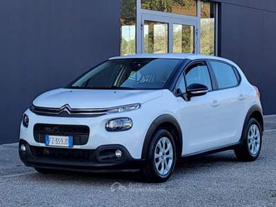 Citroen C3 BlueHDi 100 Van Feel 63.000 KM Bianco usata Foggia