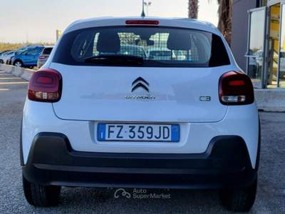 Citroen C3 BlueHDi 100 Van Feel 63.000 KM Bianco usata Foggia