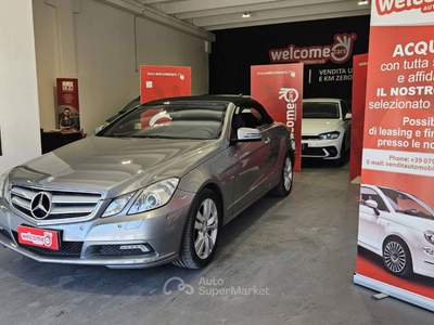 Mercedes-Benz Classe E E cabrio 350 cgi BE Avantgarde auto Argento usata Sassari