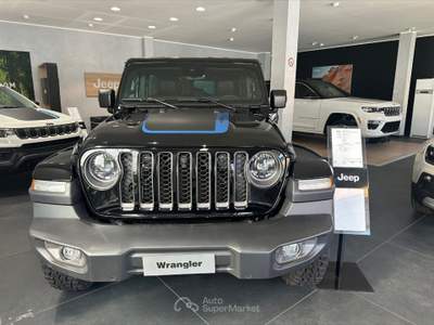Jeep Wrangler Plug-In Hybrid My23 Rubicon 2.0 4xe Phev 380cv At Nero usata Novi Ligure Jeep Wrangler Plug-In Hybrid My23 Rubicon 2.0 4xe Phev 380cv At Nero usata Novi Ligure