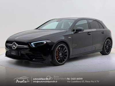 Mercedes-Benz Classe A 4Matic Night-Multibeam-LEDambient-Camera360-19'' Nero usata Riese Pio X